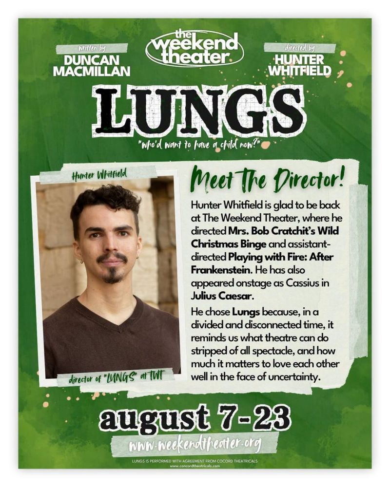 Review: LUNGS at The Weekend Theater in Little Rock Image