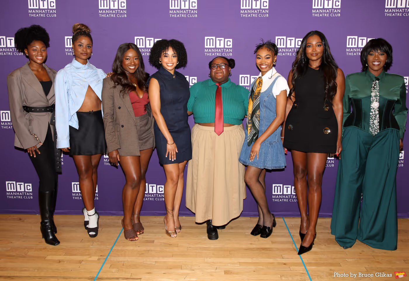 Photos: Denée Benton, Patina Miller, and the Cast of SCHOOL GIRLS; OR, THE AFRICAN MEAN GIRLS PLAY Meets the Press Image
