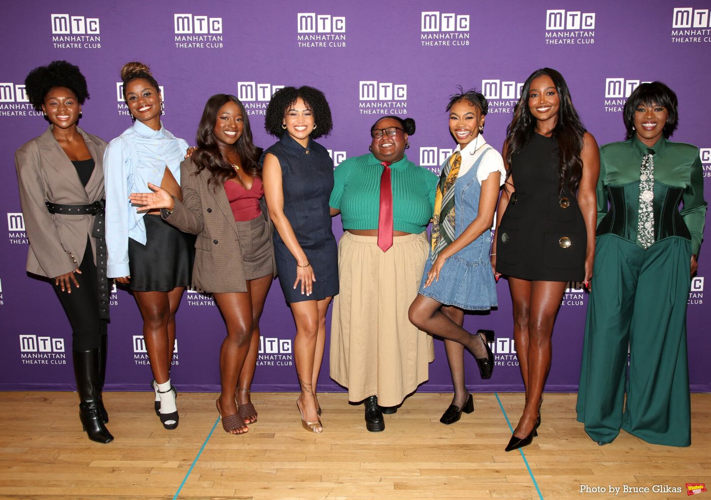 Photos: Denée Benton, Patina Miller, and the Cast of SCHOOL GIRLS; OR, THE AFRICAN MEAN GIRLS PLAY Meets the Press Image