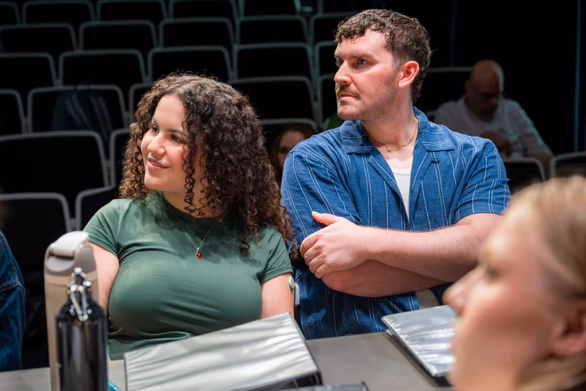 Emily Taylor Kaufman, Nathan Pecchia at Photos: AFTER ALL THESE YEARS: THE MUSICALS OF AL TAPPER Begins Rehearsals