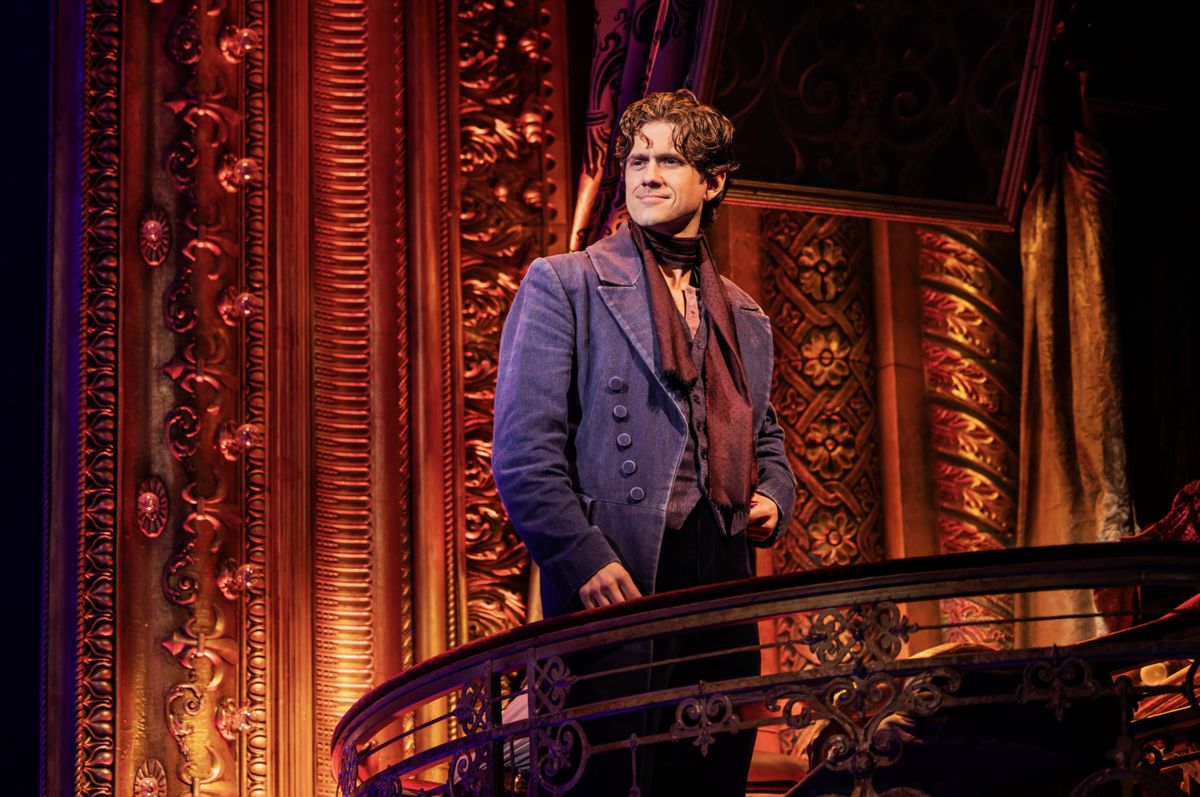 Aaron Tveit at Photos: Aaron Tveit and Kelsie Watts in MOULIN ROUGE! THE MUSICAL