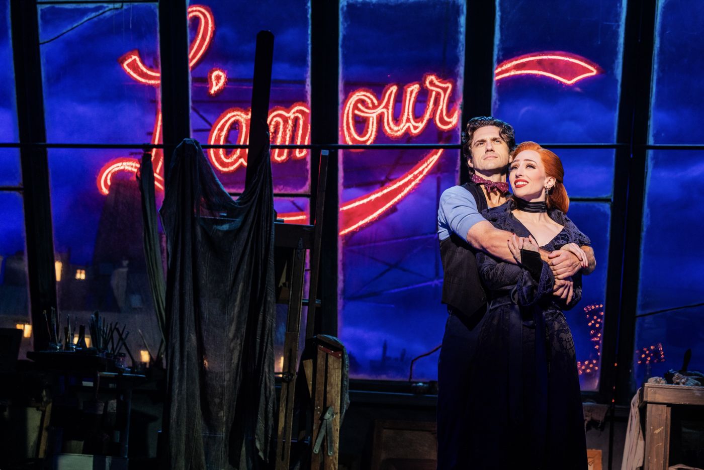 Photos: Aaron Tveit and Kelsie Watts in MOULIN ROUGE! THE MUSICAL Image