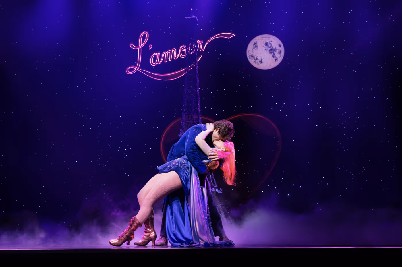 Photos: Aaron Tveit and Kelsie Watts in MOULIN ROUGE! THE MUSICAL Image