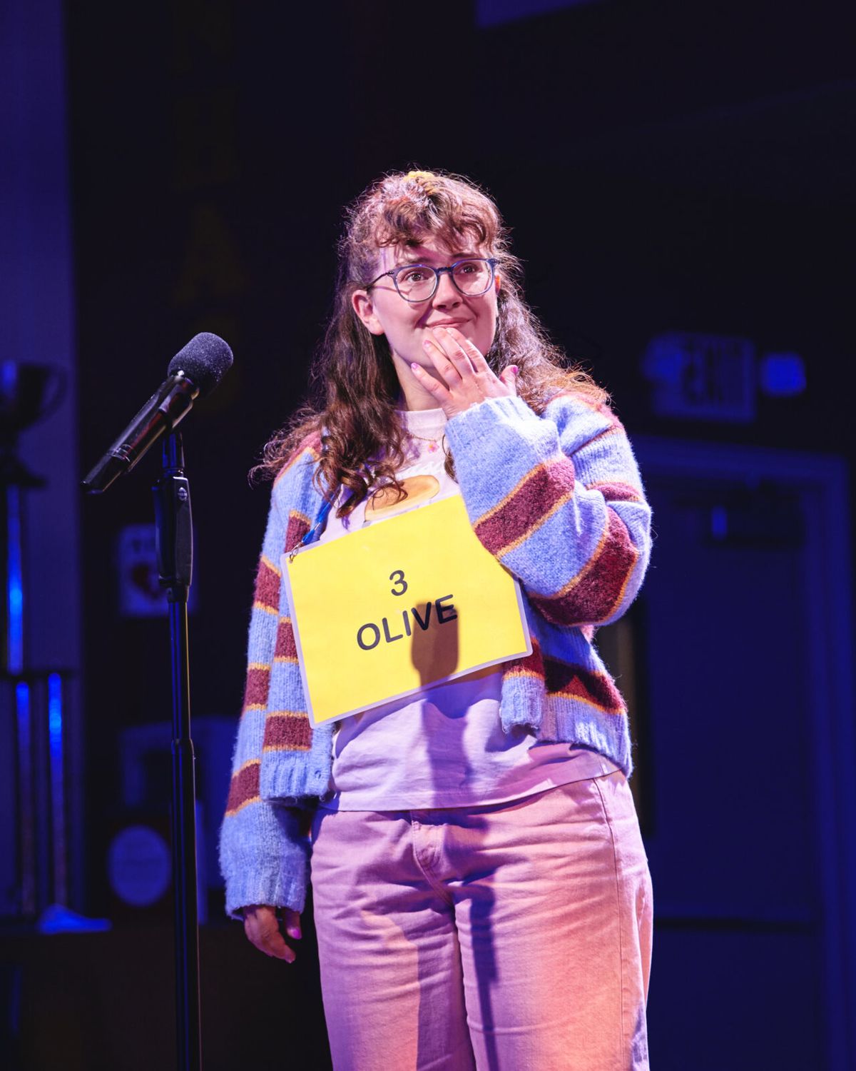 Nina White at Photos: Alex Newell, Nina White and Julian Sewell in SPELLING BEE