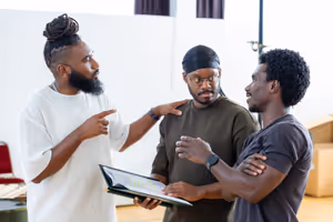 Daniel Bailey (Director), Simon-Anthony Rhoden, Michael Ahomka-Lindsay Photo