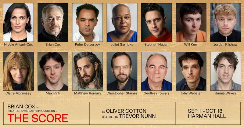 Photos: THE SCORE Starring Brian Cox to Make U.S. Premiere at STC — photo 1 of 2