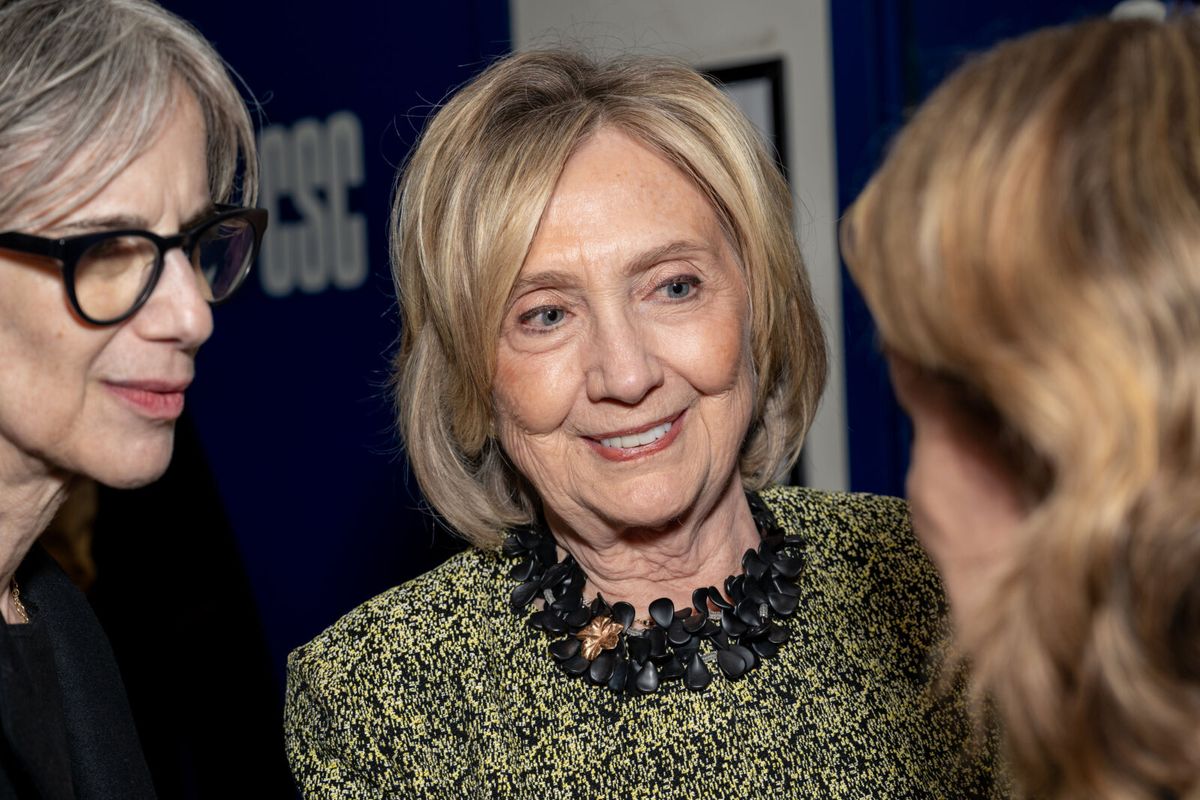 Laura Strausfeld, Hillary Clinton, Esther Perel at Photos: Hillary Clinton Attends THE REAL IVANOV Off-Broadway