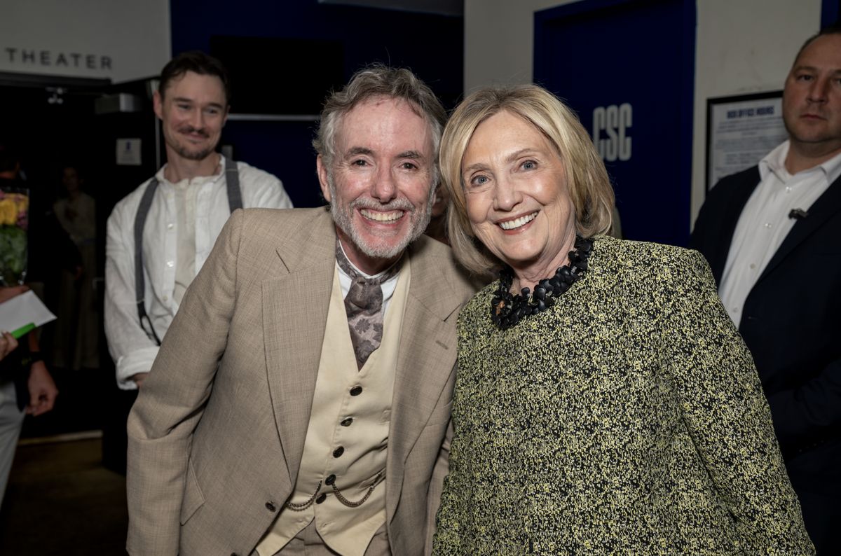 Spencer Aste, Hillary Clinton at Photos: Hillary Clinton Attends THE REAL IVANOV Off-Broadway