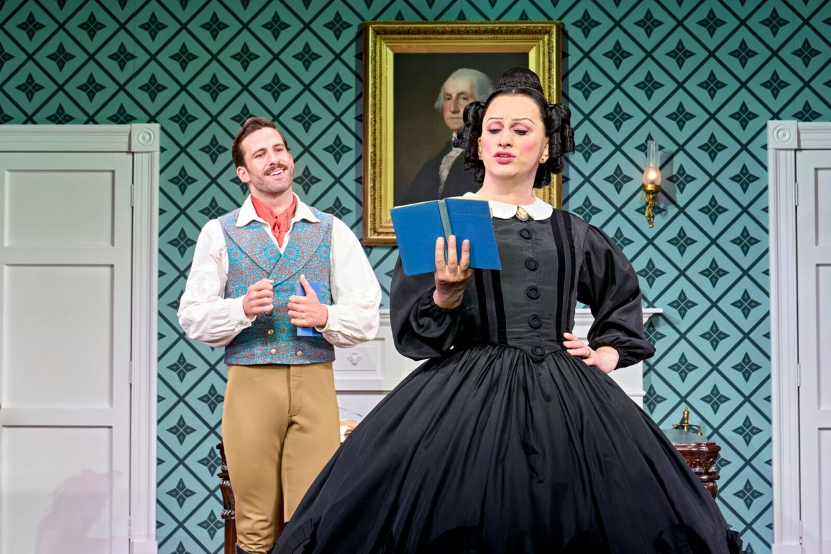 Dino Fetscher and Jinkx Monsoon at Photos: First Look at Jinkx Monsoon in OH, MARY! in the West End