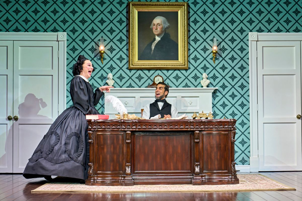 Jinkx Monsoon and Scott Karim at Photos: First Look at Jinkx Monsoon in OH, MARY! in the West End
