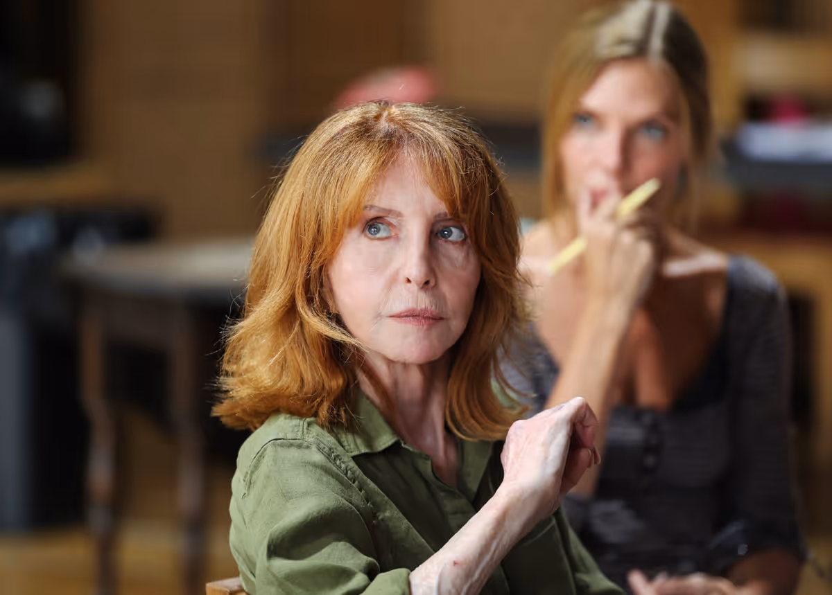 Jane Asher credit Jonathan Phang at Photos: Jane Asher and Samantha Womack in Rehearsal for BY ROYAL APPOINTMENT