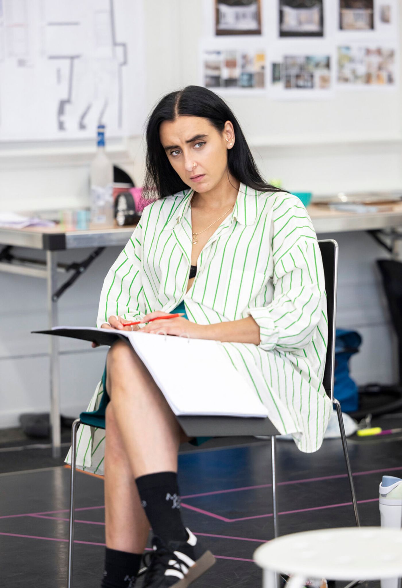 Photos: Michelle Dockery, Laura Aikman and More in Rehearsal for BLOODSPORT: AFTER HELEN OF TROY Image