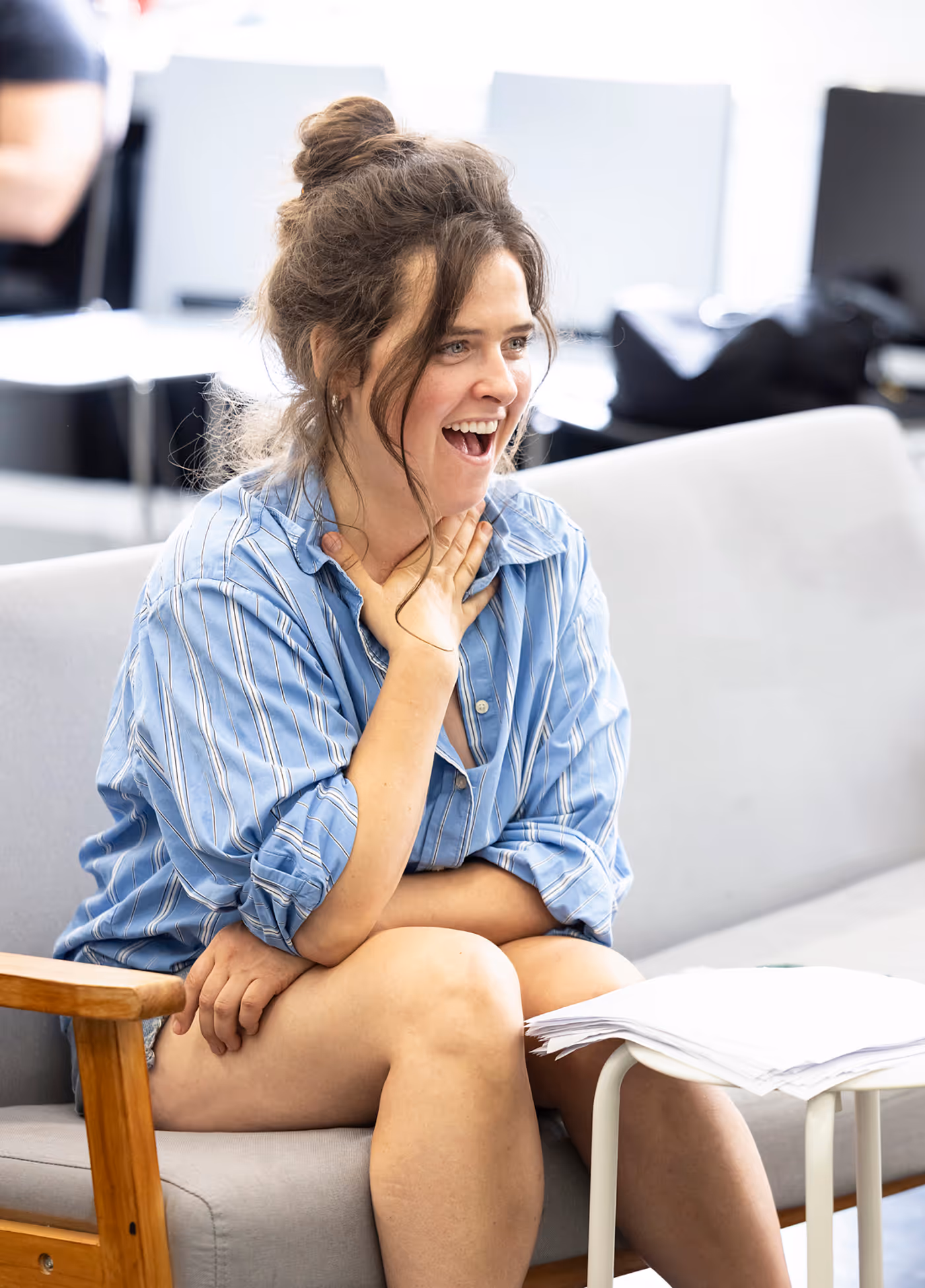 Photos: Michelle Dockery and Laura Aikman in Rehearsal For BLOODSPORT: AFTER HELEN OF TROY Image
