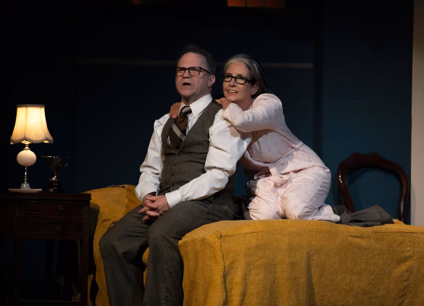 SImms and Lawless in Death of a Salesman. Photo by Maria Vartanova.