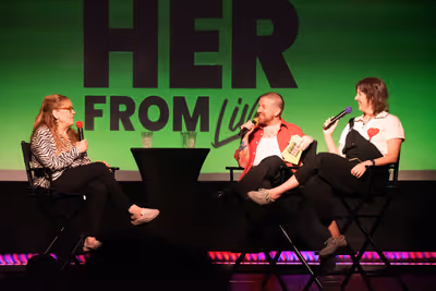 Ann Dowd, Damian Bellino, Anne Rodeman Photo