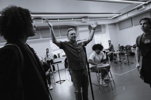 Jasmin Savoy Brown, Norbert Leo Butz, and Kayko Photo