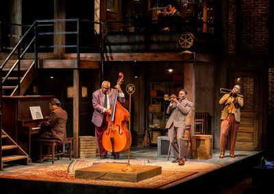 The Band: Gerald C. Rivers, Alex Morris, Jamar Gilbert and Kai A. Ealy  Above (contro Photo