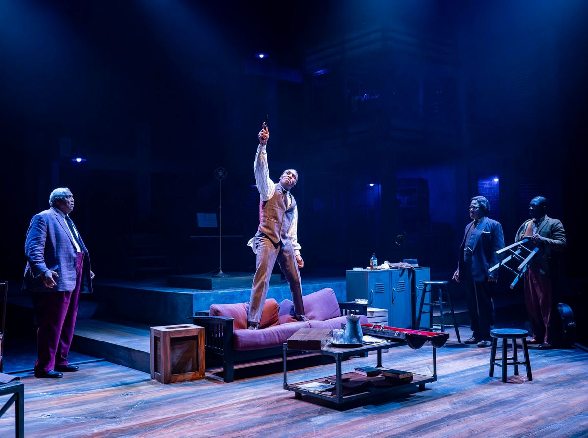 Alex Morris, Jamar Gilbert, Gerald C. Rivers and Kai A. Ealy at Photos: MA RAINEY'S BLACK BOTTOM at A Noise Within