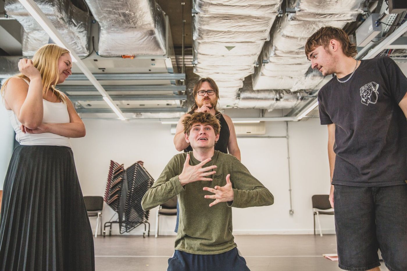 Photos: Deafinitely Theatre's BULL UK Tour in Rehearsal Image