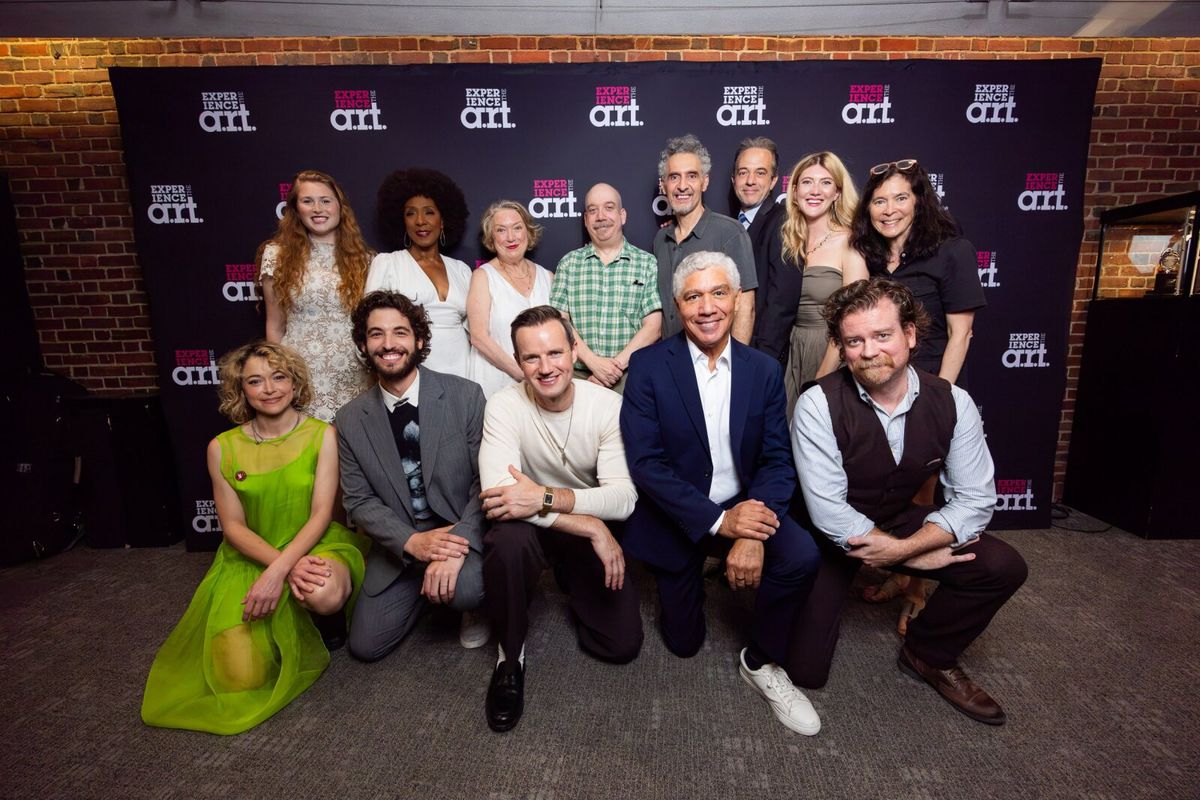 Diane Paulus and the cast at Photos: Inside Opening Night of RHINOCEROS at A.R.T. Starring Paul Giamatti and More