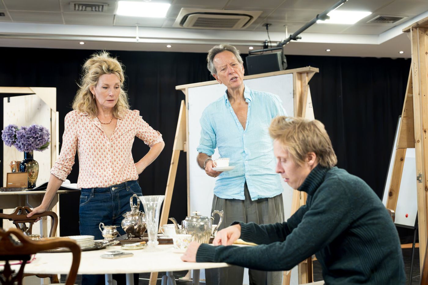 Photos: Christine Baranski and Richard E. Grant in Rehearsal For HAY FEVER at Wyndham's Theatre Image