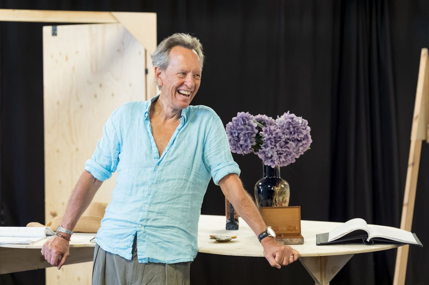 Photos: Christine Baranski and Richard E. Grant in Rehearsal For HAY FEVER at Wyndham's Theatre Image