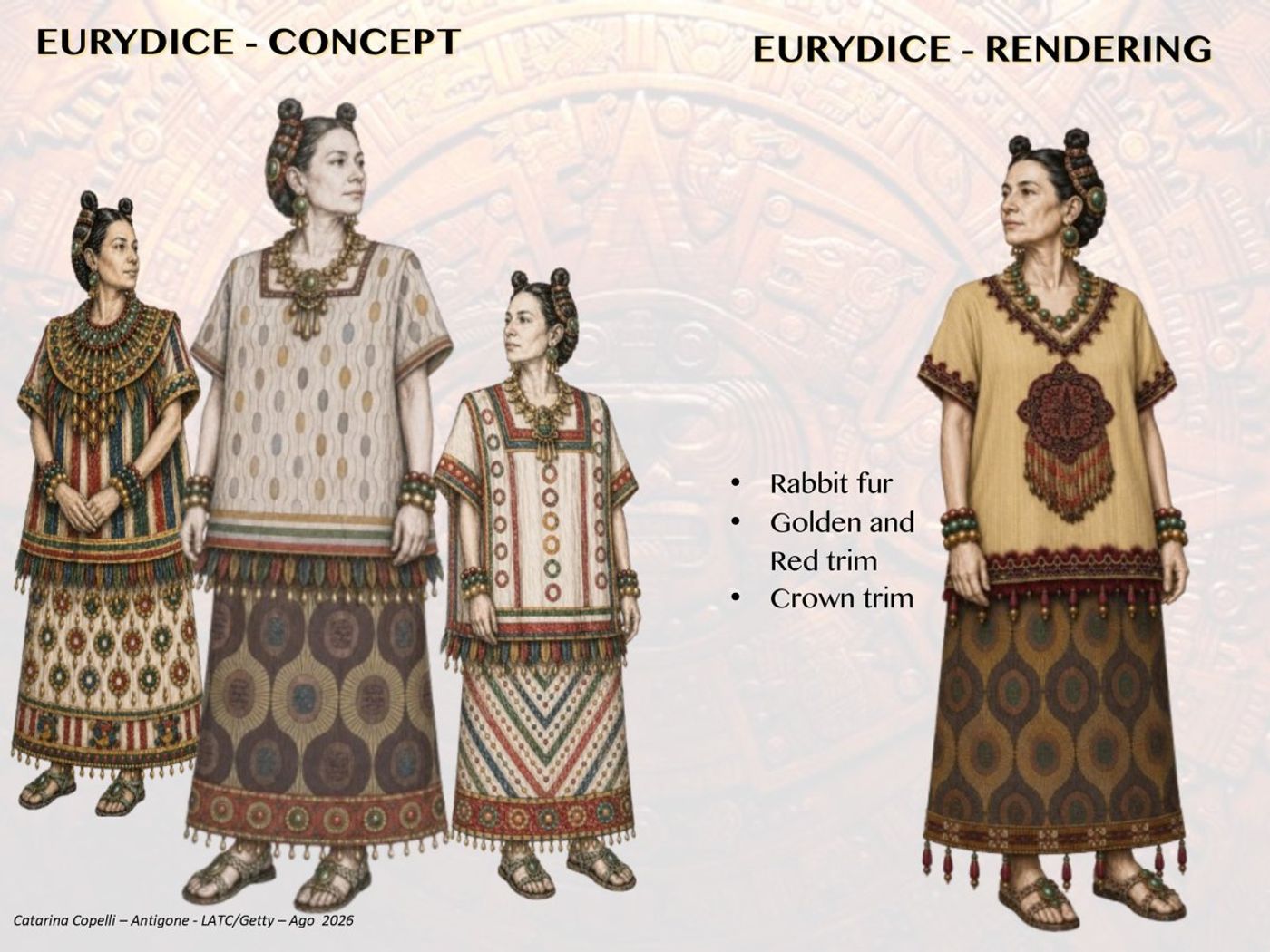 Interview: Maria Caterina Copelli on Costuming ANTIGONE: IN THE LANGUAGE OF KINGS at Getty Villa Outdoor Stage Image