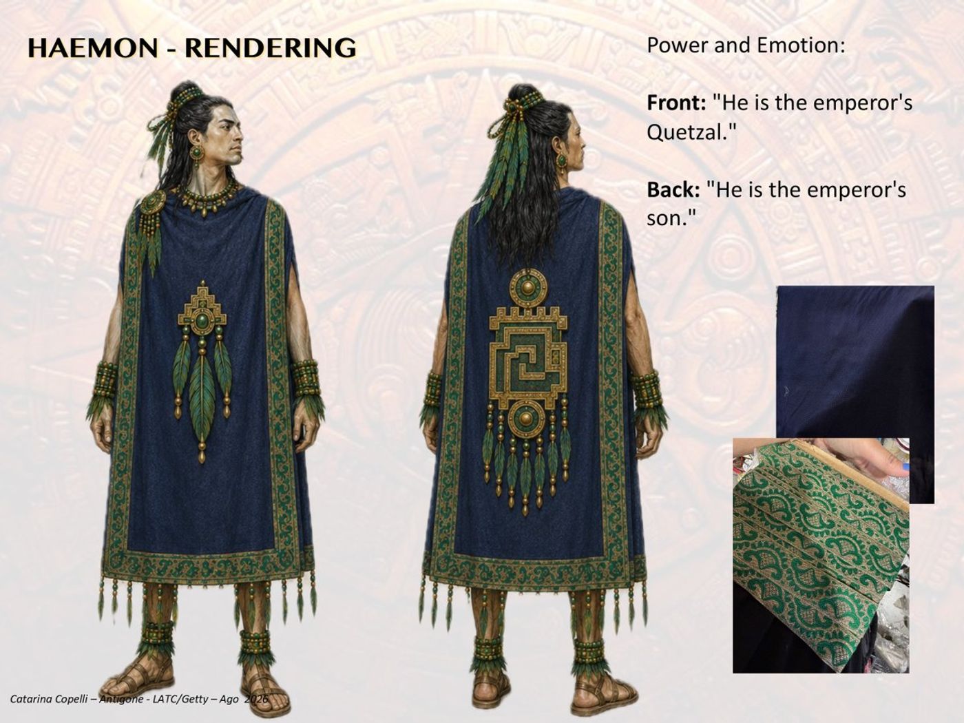 Interview: Maria Caterina Copelli on Costuming ANTIGONE: IN THE LANGUAGE OF KINGS at Getty Villa Outdoor Stage Image
