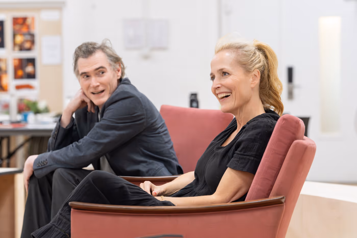 Photos: Gillian Anderson and Billy Crudup in Rehearsals for WHO'S AFRAID OF VIRGINIA WOOLF? Image