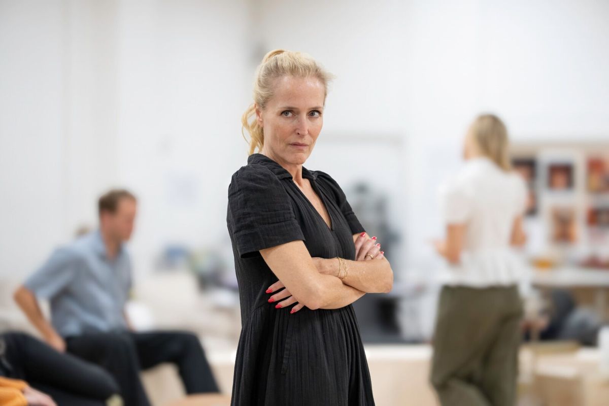 Gillian Anderson at Photos: Gillian Anderson and Billy Crudup in Rehearsals for WHO'S AFRAID OF VIRGINIA WOOLF?