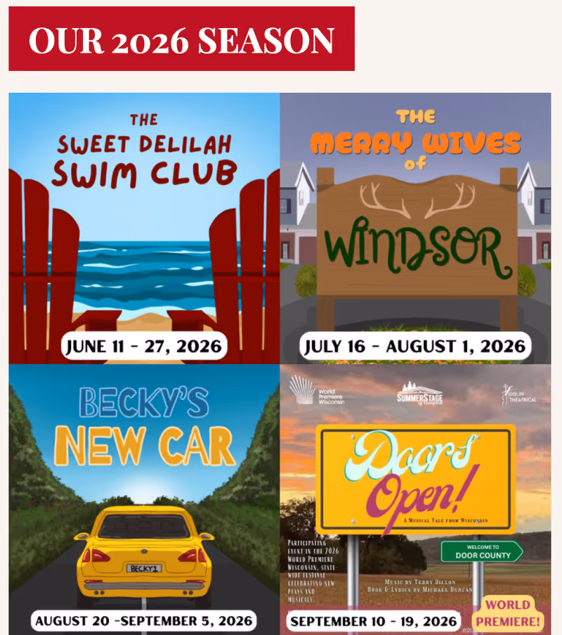 Stage Mag Spotlight: SummerStage of Delafield's BECKY'S NEW CAR Image