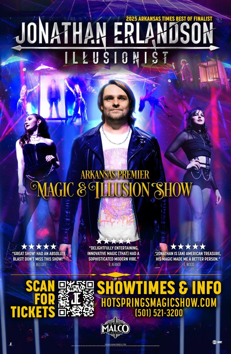 Review: JONATHAN ERLANDSON MAGIC at The Historic Malco Theatre in Hot Springs Image