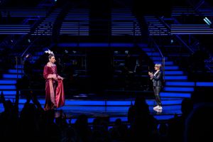 Jim Parsons & Patti LuPone Photo