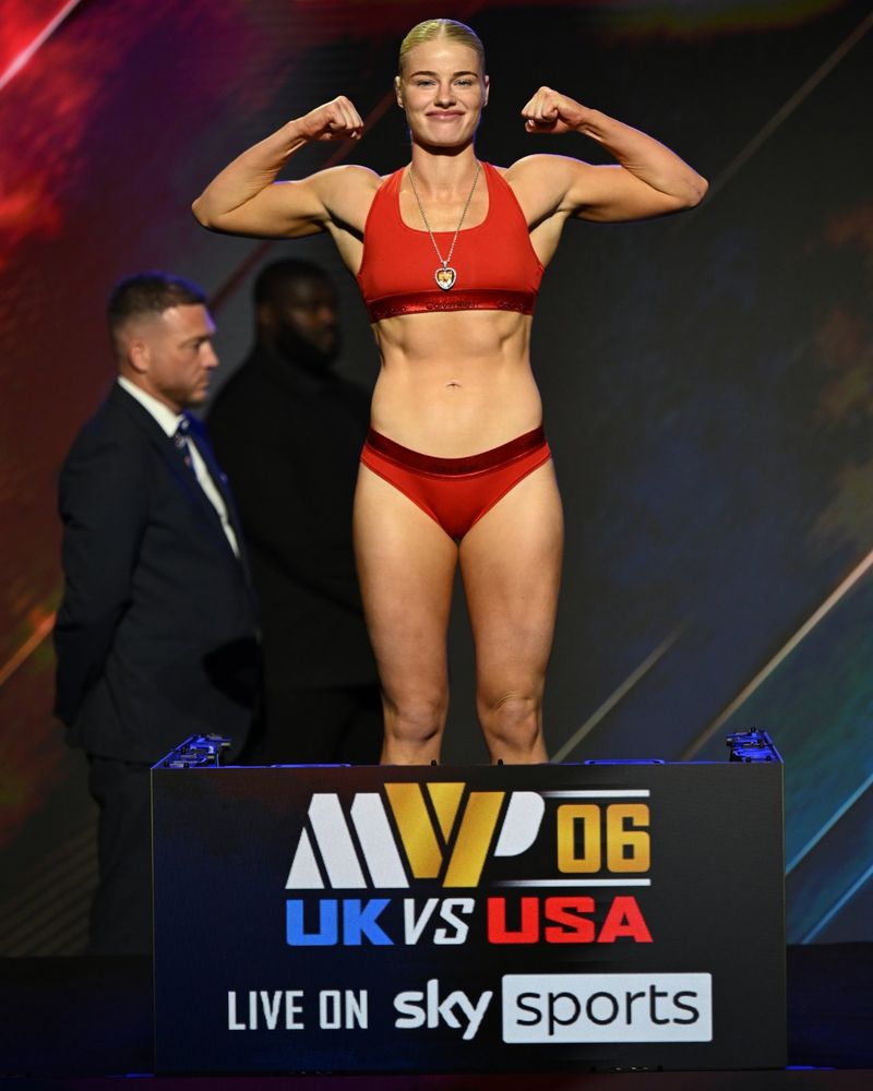 Photos: Mikaela Mayer, Chantelle Cameron Make Weight for MVPW-06 Title Clash — photo 29 of 40