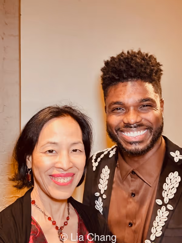 Lia Chang and Dr. Edward W. Hardy. Photo