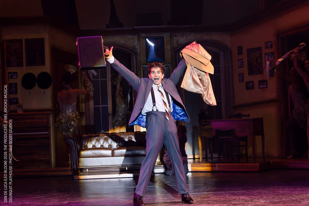 Dan DeLuca, at Photos: First Look at Jason Kravits, Dan DeLuca & Stephanie Gibson in Ogunquit's THE PRODUCERS