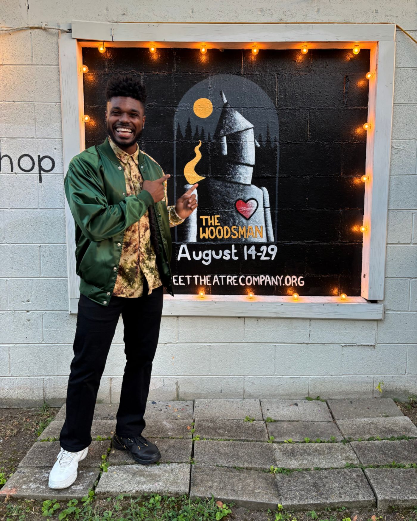 Photos: Dr. Edward W. Hardy Visits Street Theater Company’s Final Performance of THE WOODSMAN Image