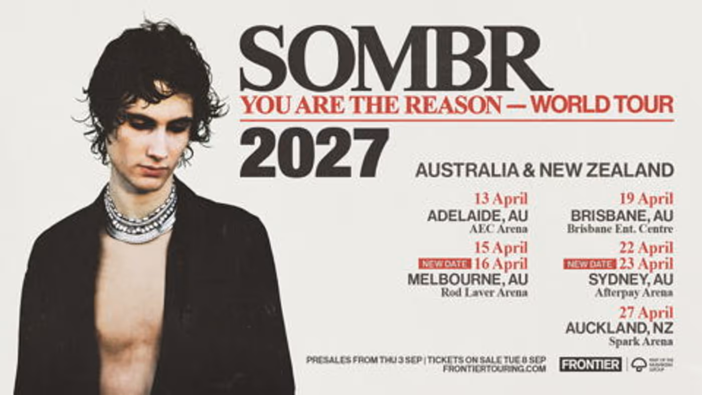 Photos: SOMBR to Add Second Melbourne, Sydney Shows on YOU ARE THE REASON TOUR Image