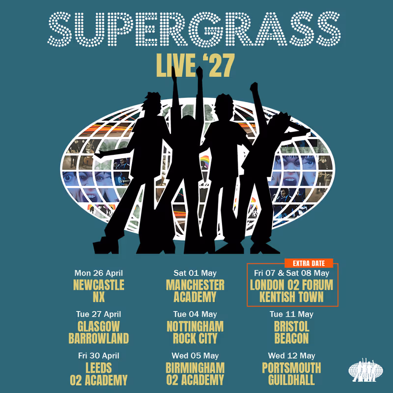 Photos: SUPERGRASS Add Second London Show At O2 Forum, Set For May 8, 2027 — photo 3 of 5