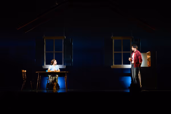 Morissette as Middle Allie, Laurence Mossman as Middle Noah Photo