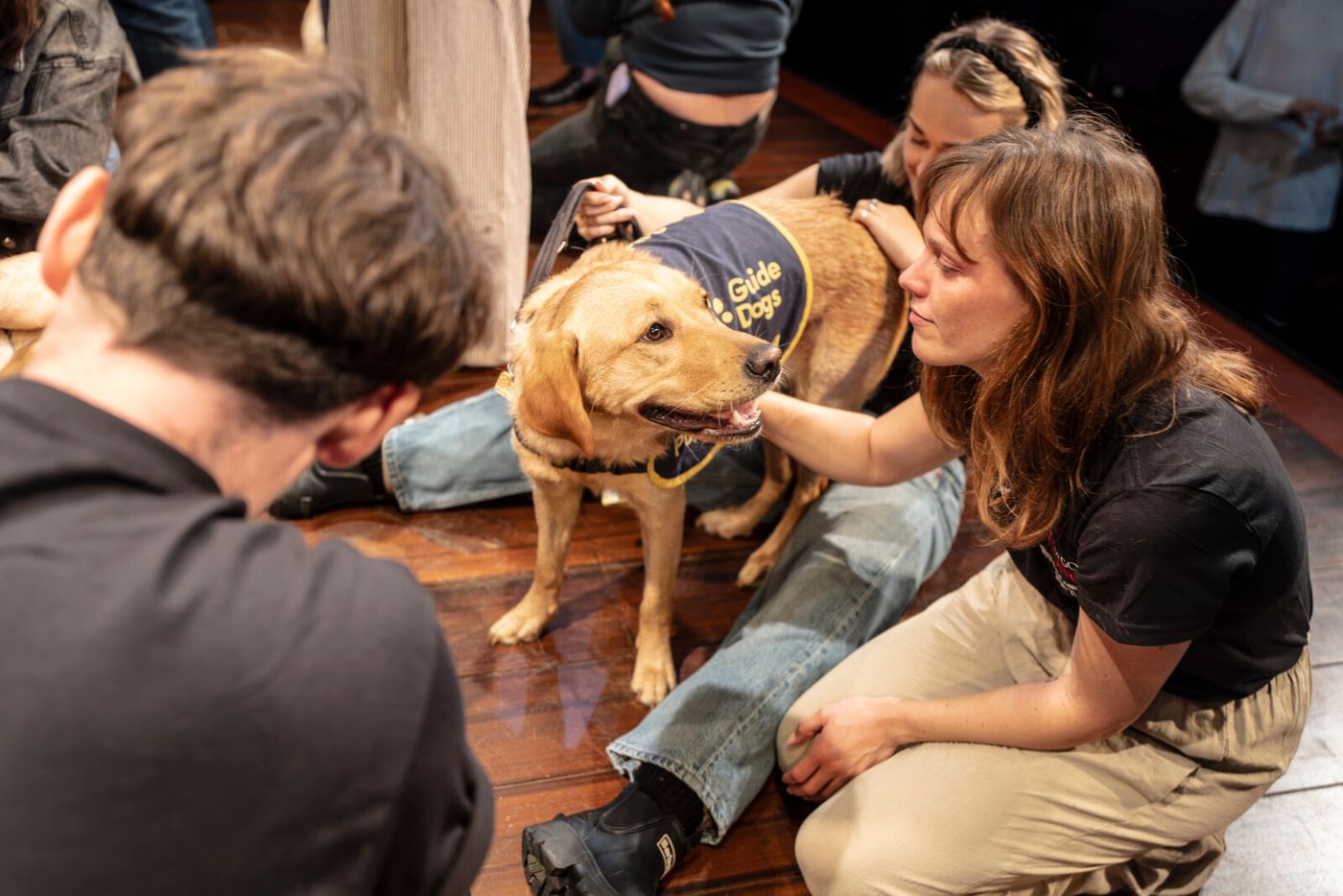 Photos: THE PLAY THAT GOES WRONG Cast Hosts Guide Dogs UK Puppies at Duchess Theatre Image