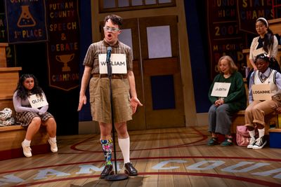 Cody Jamison Strand and the cast of The 25th Annual Putnam County Spelling Bee Photo
