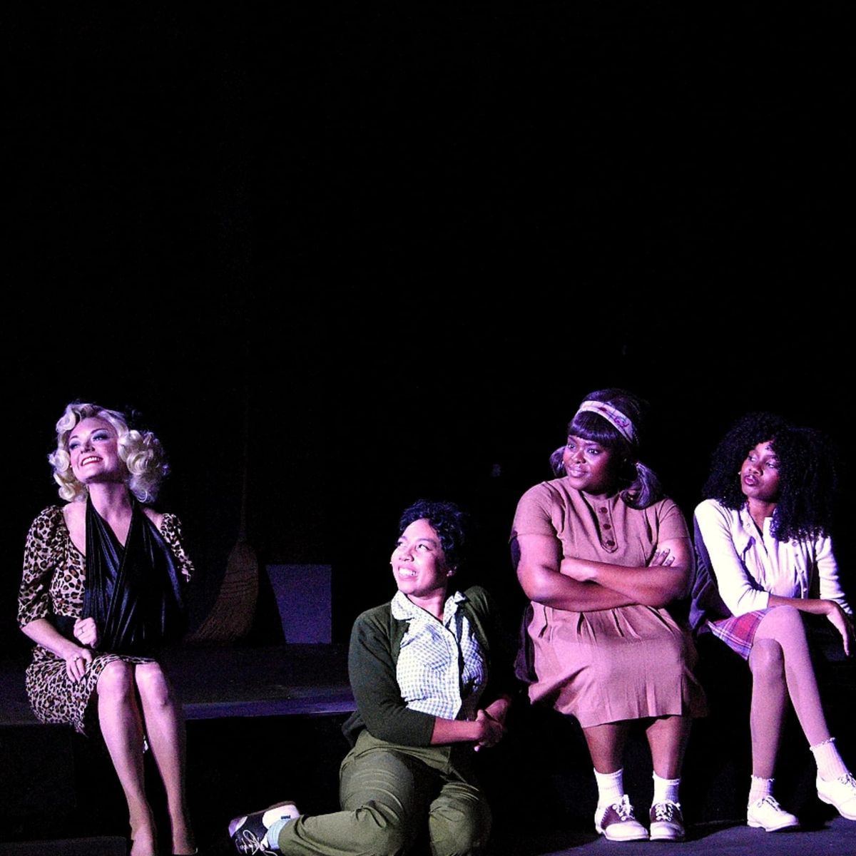 Ruby Lewis, Avela Fongoqa, Shantilly Tuazon, Auriaa at Photos: LITTLE SHOP OF HORRORS at Altadena Music Theatre