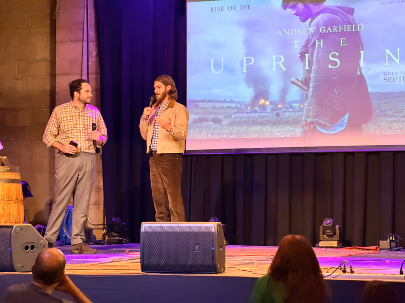 Photos: Andrew Garfield Surprises Crowd at THE UPRISING Lectures on Tap Event Image