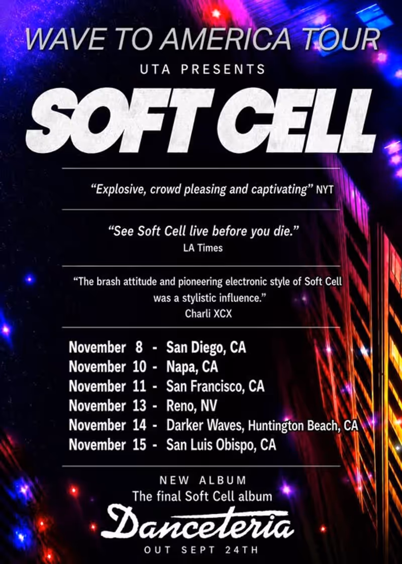 Photos: Soft Cell Release RAINBOW ROOM Ballad Ahead of Fall 2026 US Tour — photo 5 of 9