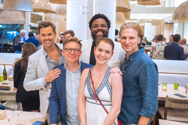 Andrew Rannells, Mike Smith, Ernesto Mazar Kindelan, Libby Hatton, Sebastian Arcelus Photo