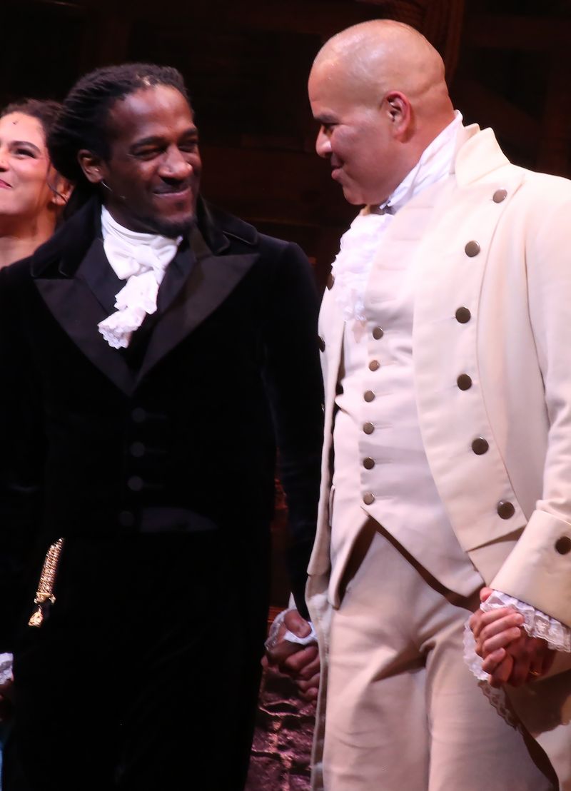 Photos: Christopher Jackson Takes First Bows in Return Engagement in HAMILTON — photo 1 of 22