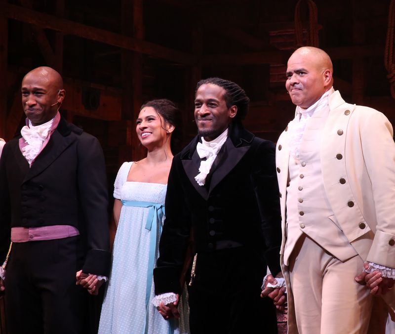 Photos: Christopher Jackson Takes First Bows in Return Engagement in HAMILTON — photo 2 of 22