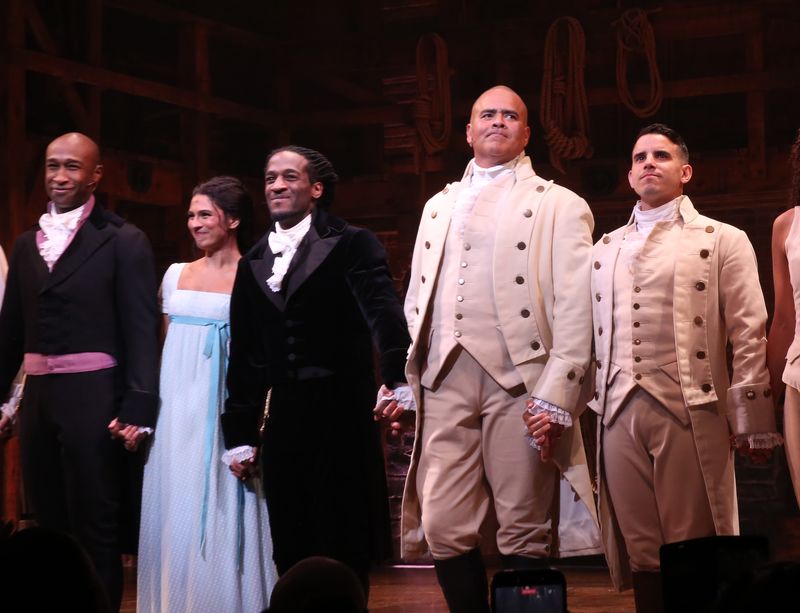 Photos: Christopher Jackson Takes First Bows in Return Engagement in HAMILTON — photo 4 of 22
