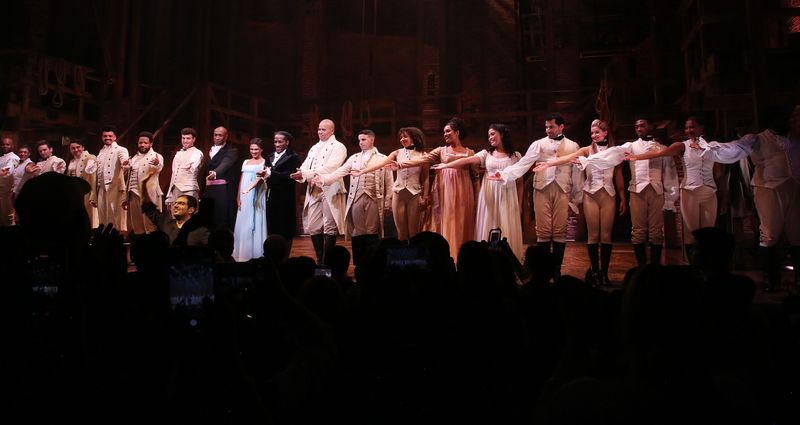 Photos: Christopher Jackson Takes First Bows in Return Engagement in HAMILTON — photo 7 of 22